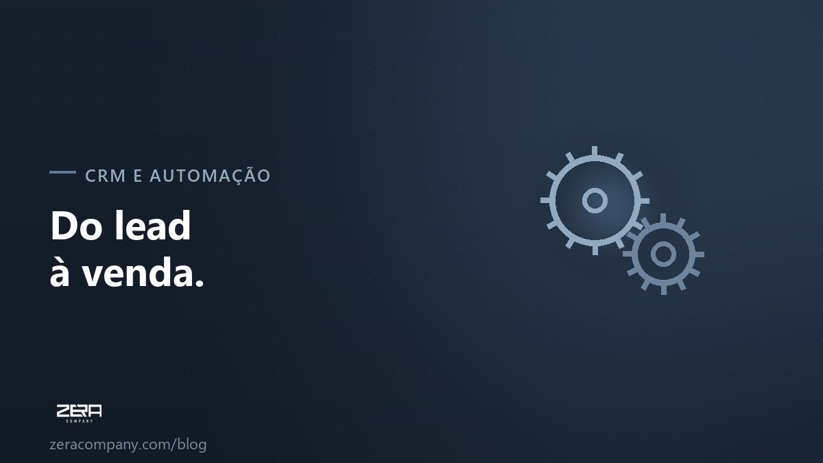CRM e automação de vendas: do lead à venda registrada (e por que isso muda tudo)